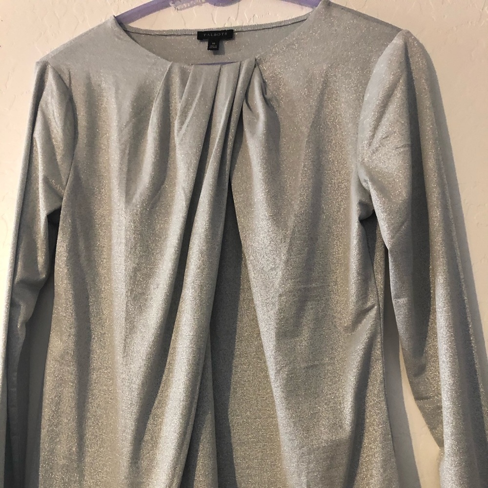 Long sleeve Grey sparkling Shirt
